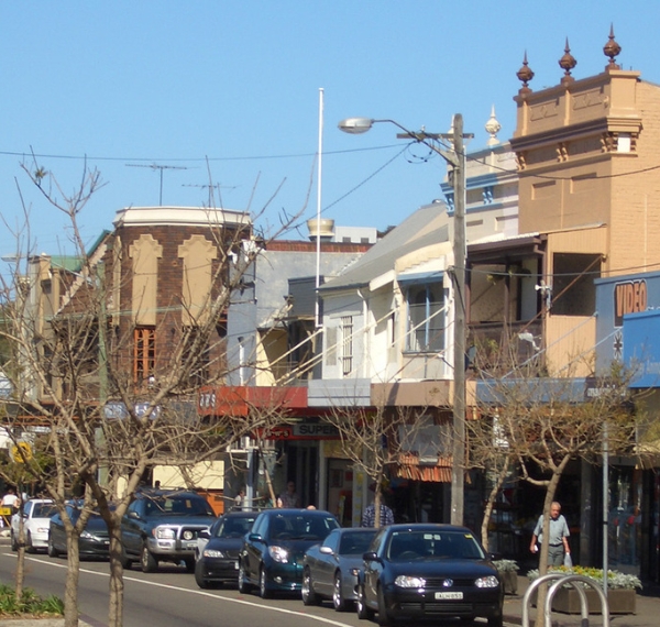 Commercial buildings in Erskineville, NSW